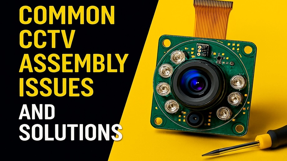  مشکلات رایج در مونتاژ دوربین مداربسته و روش‌های رفع آن